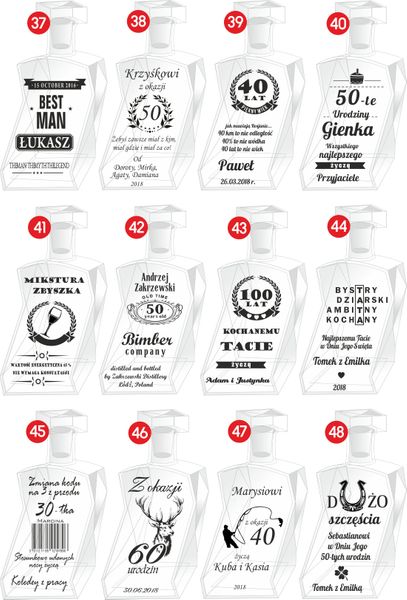 Karafka Podziękowanie dla Taty Brata Świadkowi zdjęcie 7