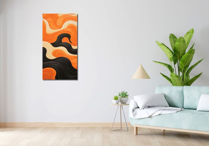 Obraz 50x100cm Dzień spotyka Noc zdjęcie 2