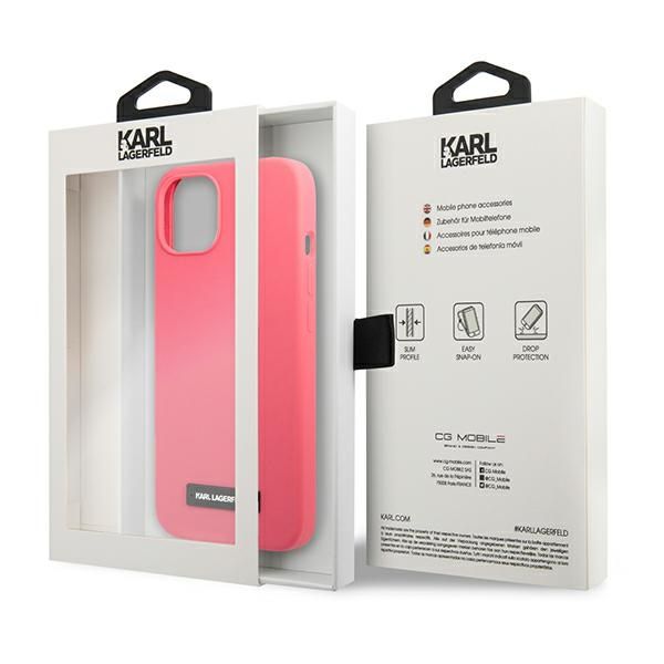 Etui Karl Lagerfeld do iPhone 13 mini, Różowy zdjęcie 8
