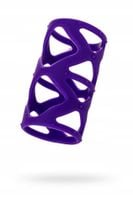 a toys, penis sleeve, silicone, purple, 7.5 cm