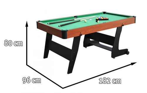Stół Do Bilarda 6' Ft 182X96Cm na Arena.pl