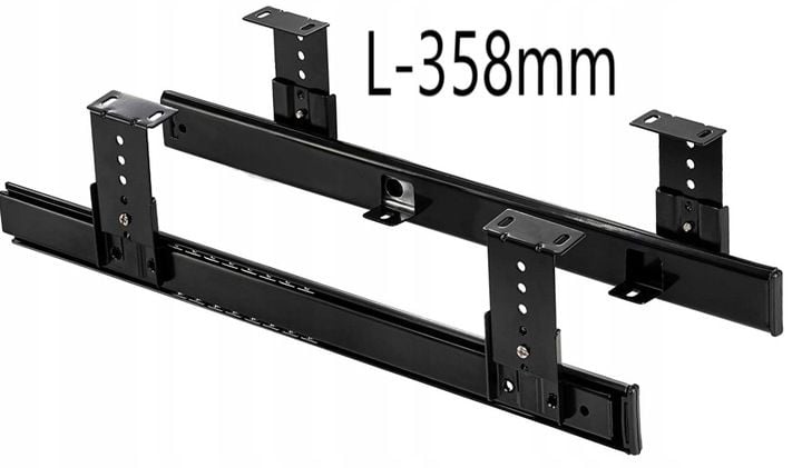 Prowadnice 358 Uchwyt półka szuflada pod biurko blat na klawiaturę zdjęcie 1