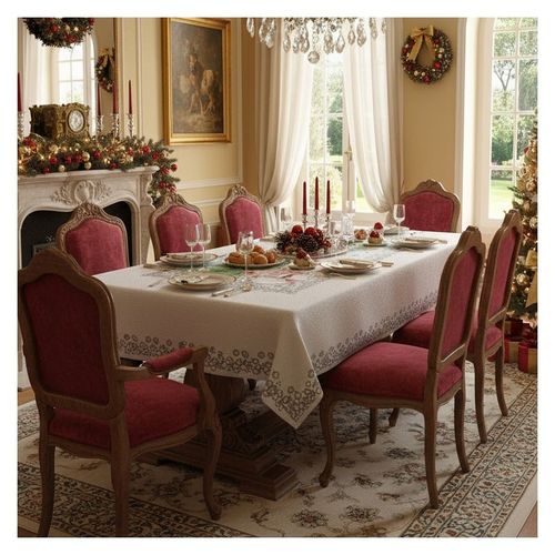 Obrus Kolorowe Bałwanki 110x130 DomoweTekstylia WN306B K13 Boże Narodzenie na Arena.pl