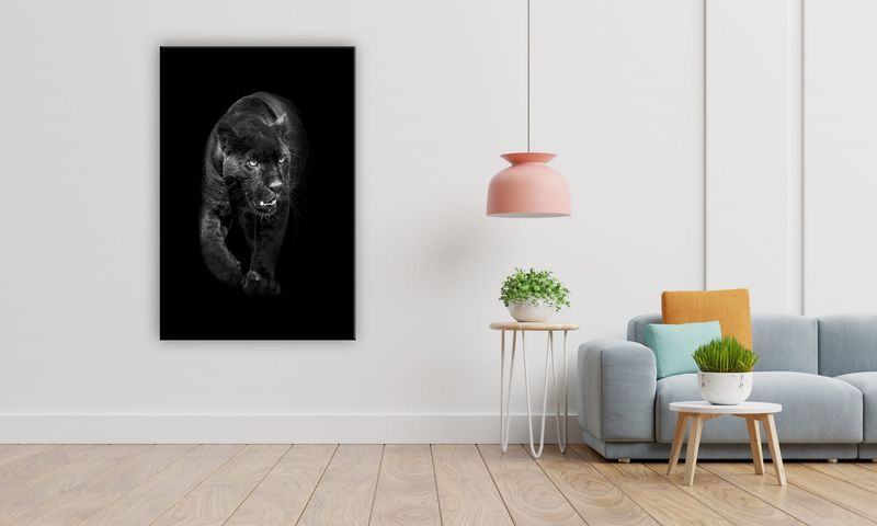 OBRAZ NA PŁÓTNIE 111 Pantera 60x90cm zdjęcie 5