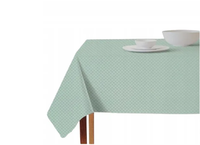 obrus plamoodporny żakardowy 110x160 miętowy