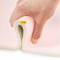 MATA TRENINGOWA DO ĆWICZEŃ JOGI FITNESSU PILATESU ANTYPOŚLIZGOWA TPE 1CM