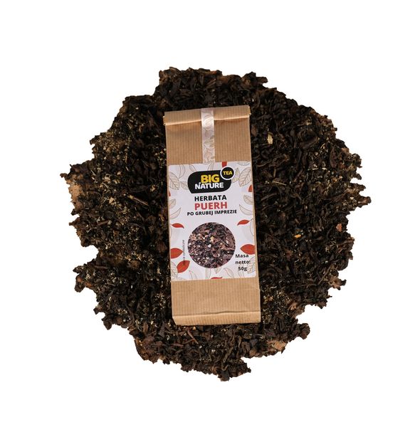 Herbata PUERH PO GRUBEJ IMPREZIE 50g zdjęcie 2