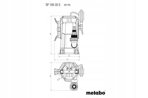 METABO POMPA DO WODY BRUDNEJ SP 150-30 S na Arena.pl