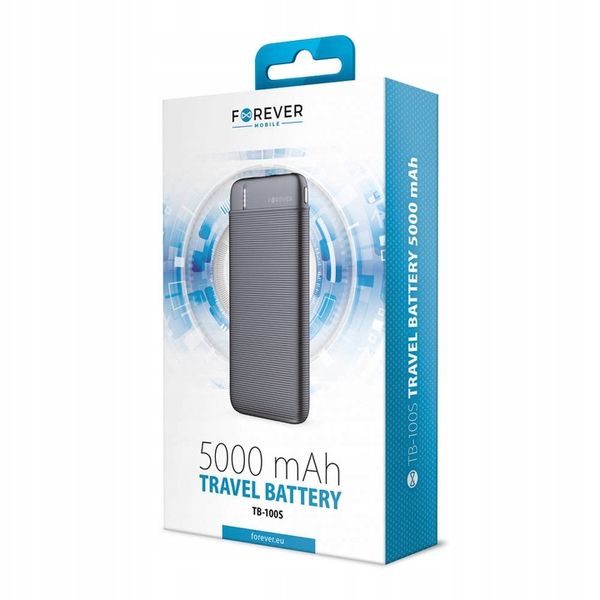 Forever PowerBank 5000 mAh czarny zdjęcie 10