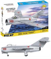 Klocki COBI-2416 Samolot MIG-15 NATO CODE "FAGOT"504