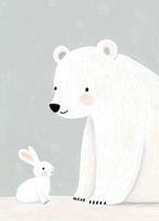 Plakat 13x18cm Wzory dla Dzieci, Dziewczynki i Chłopca - Misiole