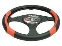 POKROWIEC NA KIEROWNICĘ - LUXURY - POMARAŃCZ