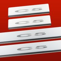 Listwa progowa CITROEN C5 MK2 Stal nierdzewna 304 połysk 4szt