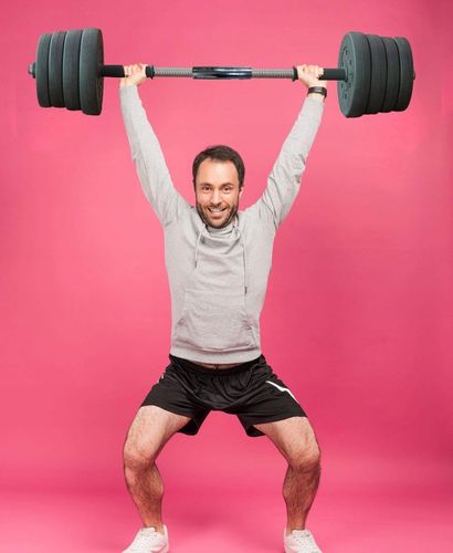 HANTLE DO ĆWICZEŃ REGULOWANE 40kg 2x20 REGULOWANE METALOWE GRYFY SZTANGA na Arena.pl