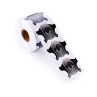 Cosmetics Zone Szablon do żelu, akrylu, paznokci - 500 sztuk - czarne