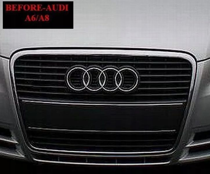 2009-2011 AUDI A6- LIstwy chrom grill chromowan zdjęcie 1