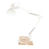 Lampa biurkowa na biurko stół blat 6 cm regulowana Biały E27 IKEA TERTIAL