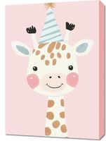 Obraz 50x70cm Wzory dla Dzieci, Dziewczynki i Chłopca - Żyrafka