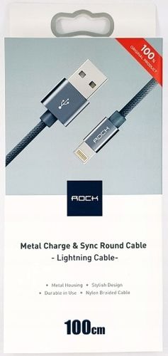 Oryginalny Kabel Rock Usb Do Iphone 7 8 10 X Xs Xi na Arena.pl