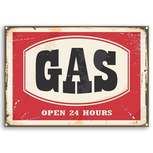 Deco Panel, Retro vintage - gas 60x40 na Arena.pl