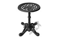 MINI STOLIK D08 - NISKI Z BLATEM KWIATOWYM ŻELIWNY