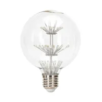 Ozdobna żarówka LED G95 E27 1,8W ze wzorem gwiaździstego nieba do salonu