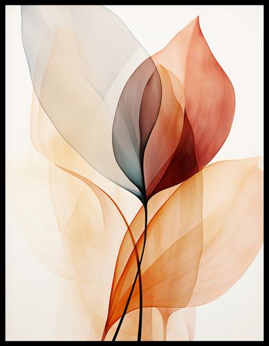 Plakat 50x65cm Eteryczne Liście na Arena.pl