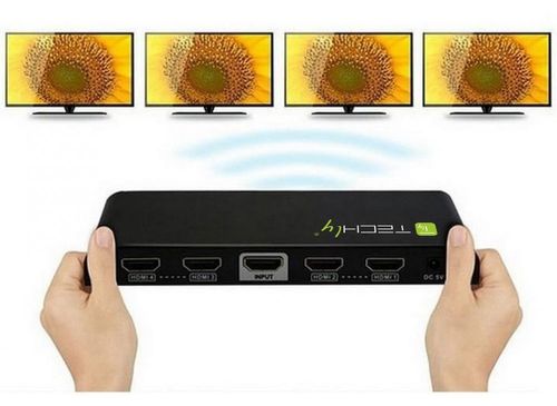 Rozdzielacz Splitter HDMI 1x4 4K*30Hz 3D Techly na Arena.pl