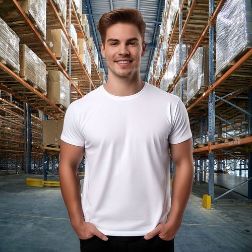 Koszulka męska T-SHIRT 100% bawełna oryginał MALFINI Classic New biała L na Arena.pl