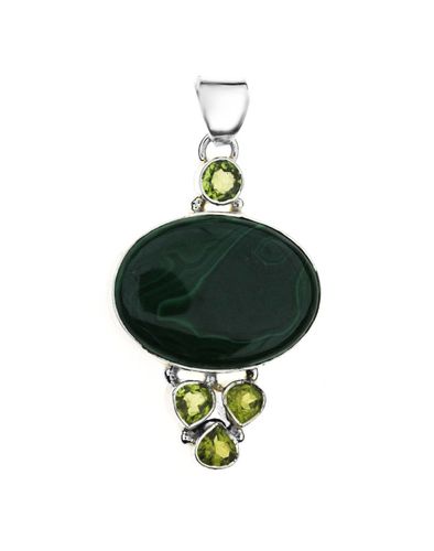 wisiorek ﻿srebro ﻿i malachit na Arena.pl