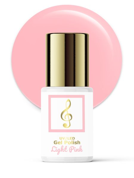 Lakier Hybrydowy Soak Off UVLED MoB Light Pink 7ml zdjęcie 1