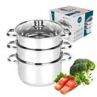 Garnek do gotowania na parze parowar indukcja gaz stal Altom Design Fabio