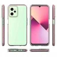 spring case etui realme c35 silikonowy pokrowiec z ramką czarne