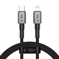 Kabel przewód USB-C - Lightning UltraBoost DNA PD 27W 3A 100 cm - szary