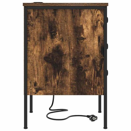 Szafka Nocna z szufladą 2 pcs Wędzony dąb 42 x 41 x 61 cm na Arena.pl