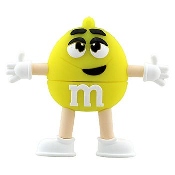Pendrive Żółty M&m's Usb Flash Super Prezent na Arena.pl