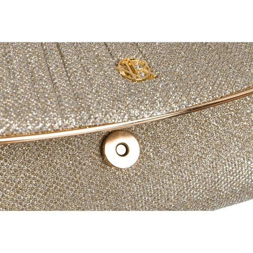 brokatowa kopertówka damska z tkaniny syntetycznej w kolorze różowego z na Arena.pl