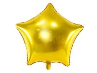 Balon foliowy gwiazda złota duża, 70 cm