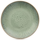 Talerz Deserowy Płytki Mały na Ciasto Deser Ceramiczny Zielony 20,5 cm