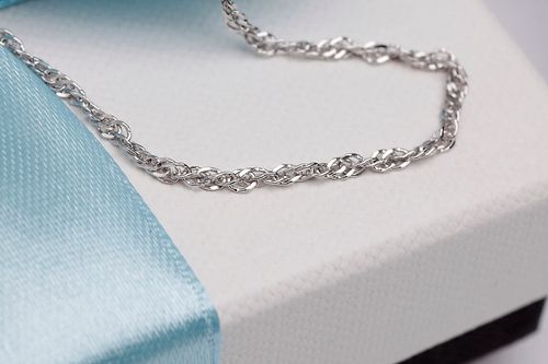 Srebrny Łańcuszek Staviori 42 cm na Arena.pl