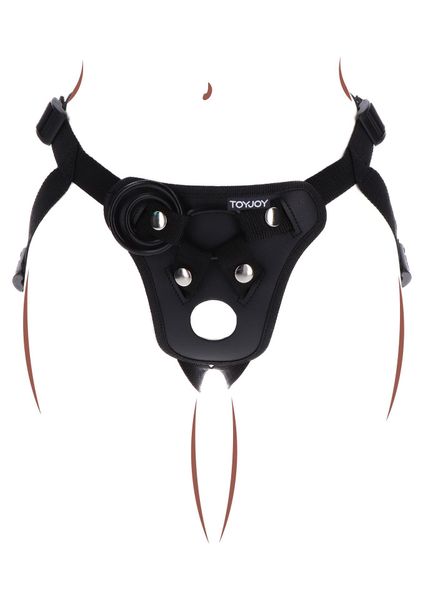 Strap-On Pleasure Harness Black zdjęcie 4
