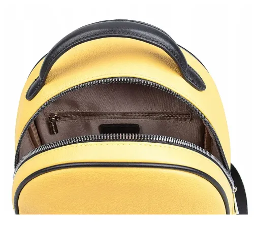 plecak damski david jones 6750-2 w kolorze ecru z ekoskóry  mieści format na Arena.pl