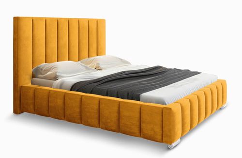 Łóżko tapicerowane z pojemnikiem na pościel Mia 140x200 na Arena.pl