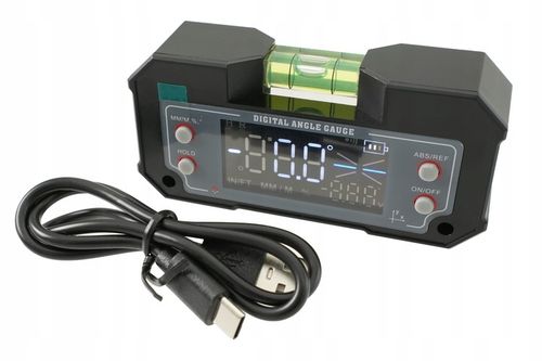 POZIOMNICA ELEKTRONICZNA CYFROWA 4x90° MAGNETYCZNA Z KĄTOMIERZEM na Arena.pl