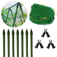 STELAŻ OGRODOWY DO POMIDORÓW 7szt 180cm 11mm AKCESORIA siatka tyczki
