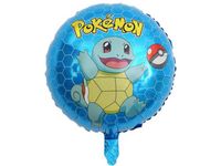 Balon foliowy „Pokemon - Squirtle”, niebieski, 45 cm (18 cali) [balon na he