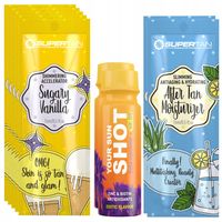 Supertan Sugary Vanilla 5x 15ml Przyspieszacz Opalania Z Drobinkami + Grati