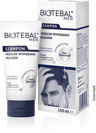 BIOTEBAL MEN SZAMPON DO WŁOSÓW 150ML zdjęcie 1