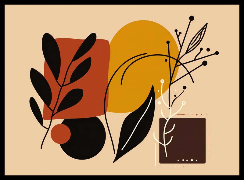 Plakat 55x40cm Ciepłe Kontury zdjęcie 2