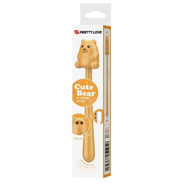 Cute Bear, Flirting Stick, 7 Vibration Functions, Magnetic Usb Charging zdjęcie 11